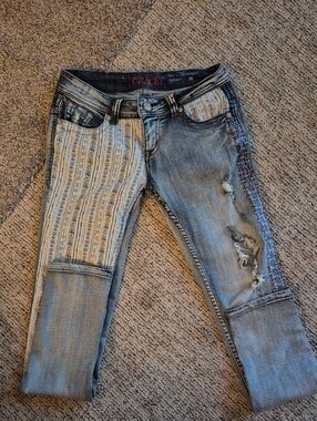 Womens Distressed Skinny Jeans